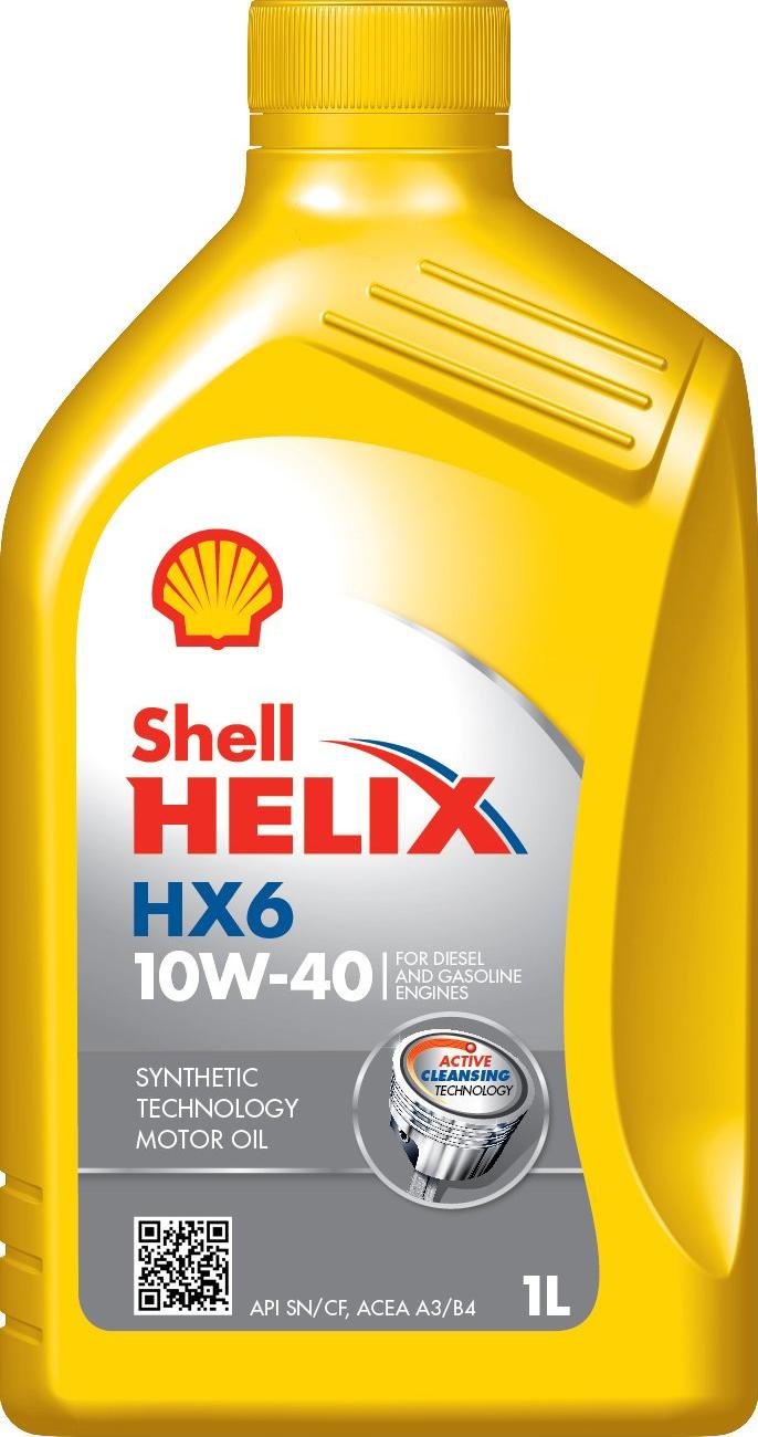 Shell HELIX HX6 10W40 1L - Moottoriöljy motal.fi