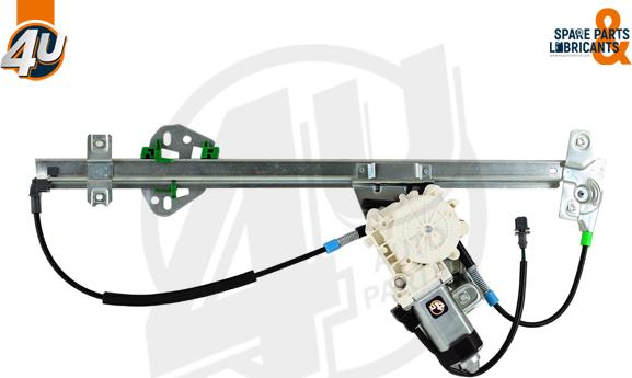 4U Autoparts 24054ME - Window Regulator motal.fi