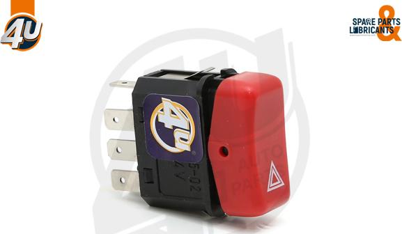 4U Autoparts 25024ME - Hazard Light Switch motal.fi