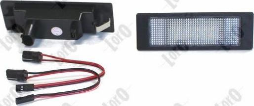 ABAKUS L04-210-0001LED - Licence Plate Light motal.fi