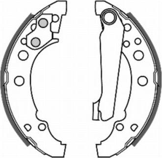 ABE C0W001ABE - Brake Shoe Set motal.fi