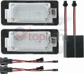 AE TOPLIGHT 701004 - Licence Plate Light motal.fi