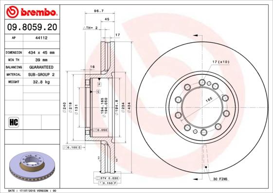 AP 44112 - Brake Disc motal.fi