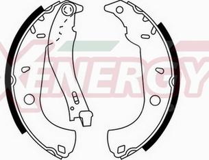 AP XENERGY X50205 - Brake Shoe Set motal.fi