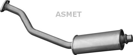 Asmet 09.097 - Front Silencer motal.fi