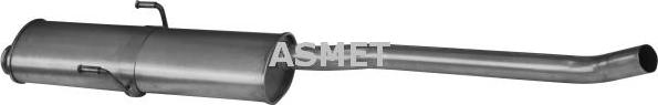 Asmet 09.066 - Middle Silencer motal.fi