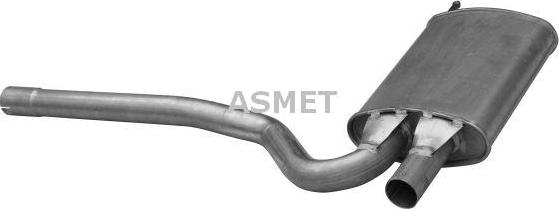 Asmet 06.010 - Middle Silencer motal.fi