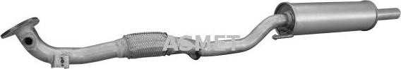 Asmet 03.110 - Front Silencer motal.fi