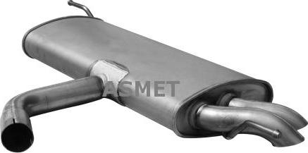 Asmet 03.127 - End Silencer motal.fi