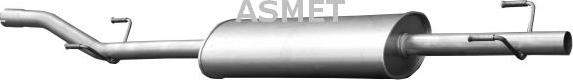 Asmet 02.046 - Middle Silencer motal.fi