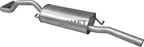 Asmet 19.013 - End Silencer motal.fi