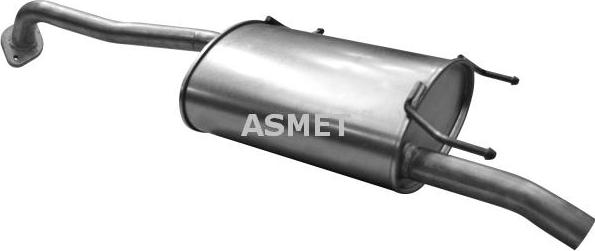 Asmet 14.015 - End Silencer motal.fi