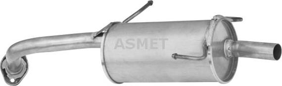 Asmet 14.013 - End Silencer motal.fi