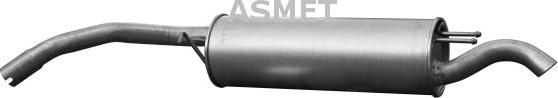 Asmet 16.092 - End Silencer motal.fi