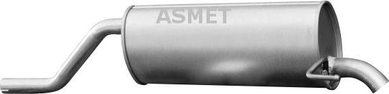 Asmet 16.097 - End Silencer motal.fi