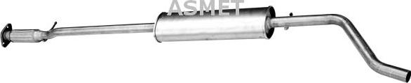 Asmet 16.050 - Middle Silencer motal.fi