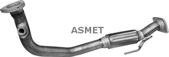 Asmet 16.029 - Exhaust Pipe motal.fi