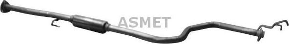 Asmet 13.007 - Middle Silencer motal.fi