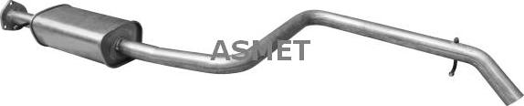 Asmet 24.037 - Middle Silencer motal.fi