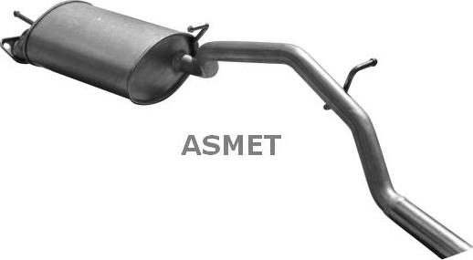 Asmet 25.019 - End Silencer motal.fi