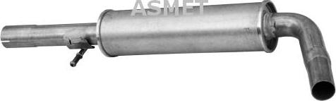 Asmet 21.009 - Middle Silencer motal.fi