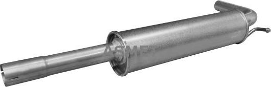 Asmet 21.015 - Middle Silencer motal.fi