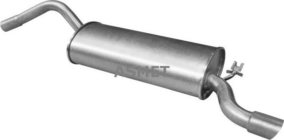 Asmet 21.012 - End Silencer motal.fi