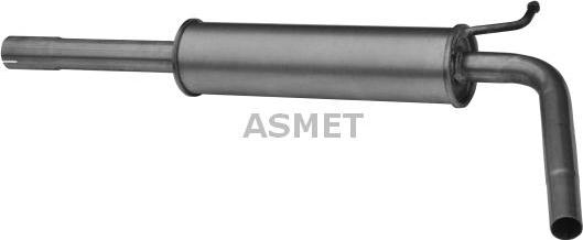 Asmet 21.030 - Middle Silencer motal.fi