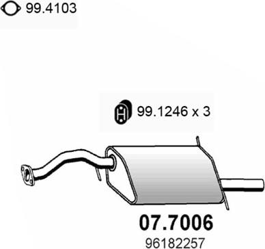 ASSO 07.7006 - End Silencer motal.fi