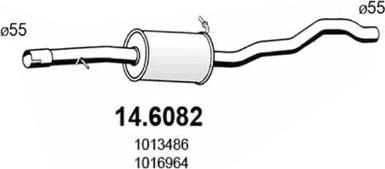 ASSO 14.6082 - Middle Silencer motal.fi