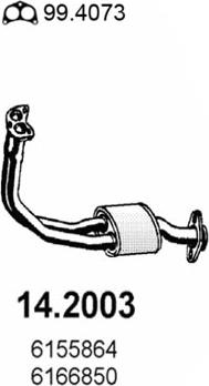 ASSO 14.2003 - Front Silencer motal.fi