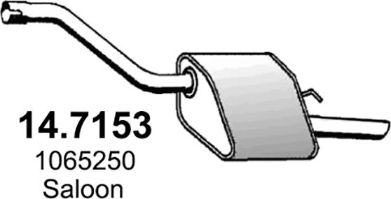 ASSO 14.7153 - End Silencer motal.fi