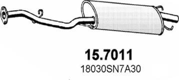 ASSO 15.7011 - End Silencer motal.fi