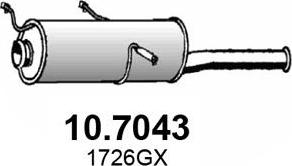 ASSO 10.7043 - End Silencer motal.fi