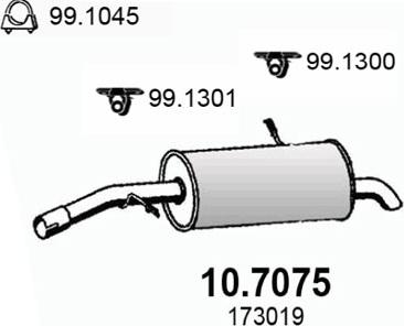 ASSO 10.7075 - End Silencer motal.fi