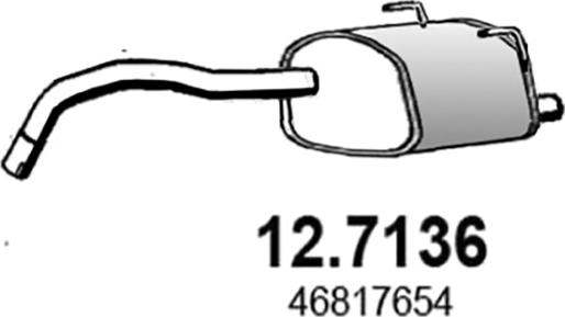 ASSO 12.7136 - End Silencer motal.fi