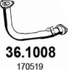 ASSO 36.1008 - Exhaust Pipe motal.fi