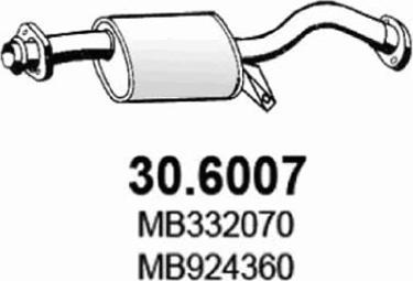 ASSO 30.6007 - Middle Silencer motal.fi