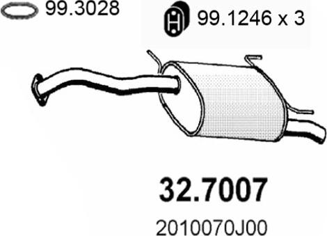 ASSO 32.7007 - End Silencer motal.fi