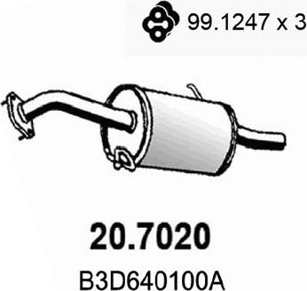 ASSO 20.7020 - End Silencer motal.fi