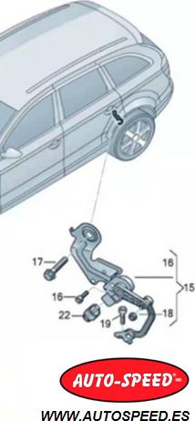 AUTO-SPEED PARTS 125HVW0010 - Sensor, Xenon light (headlight range adjustment) motal.fi