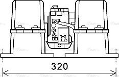 Ava Quality Cooling MN8086 - Interior Blower motal.fi