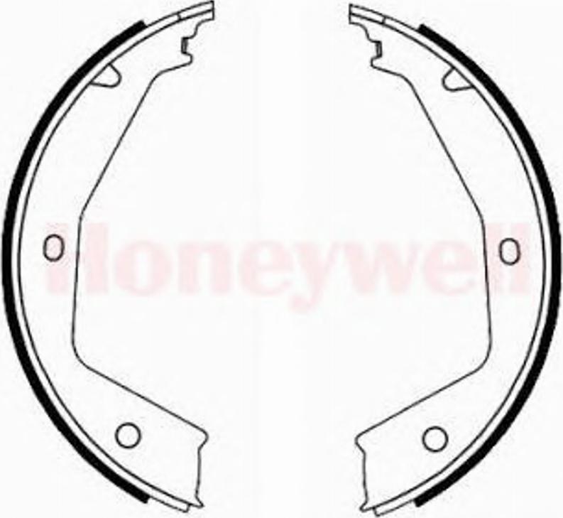 BENDIX 362407B - Brake Shoe Set, parking brake motal.fi