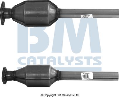 BM Catalysts BM91052H - Catalytic Converter motal.fi