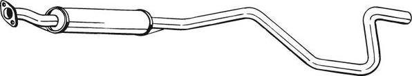 Bosal 286-071 - Middle Silencer motal.fi