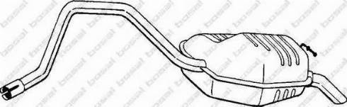 Bosal 281-633 - End Silencer motal.fi