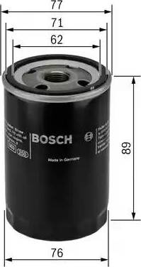 BOSCH 0 986 452 068 - Oil Filter motal.fi