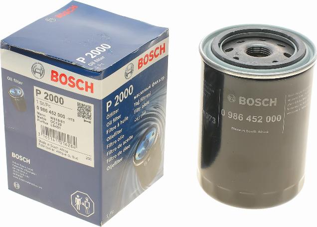 BOSCH 0 986 452 000 - Oil Filter motal.fi