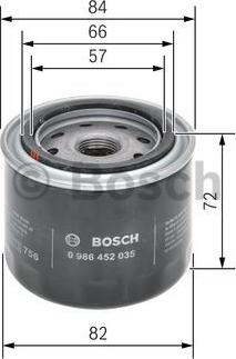 BOSCH 0 986 452 035 - Oil Filter motal.fi