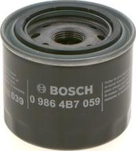 BOSCH 0 986 4B7 059 - Oil Filter motal.fi